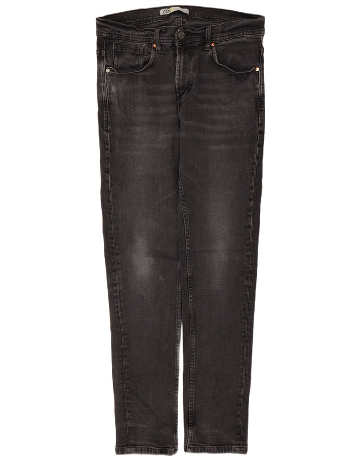 Blugi slim pentru bărbați Zara W32 L30 negri