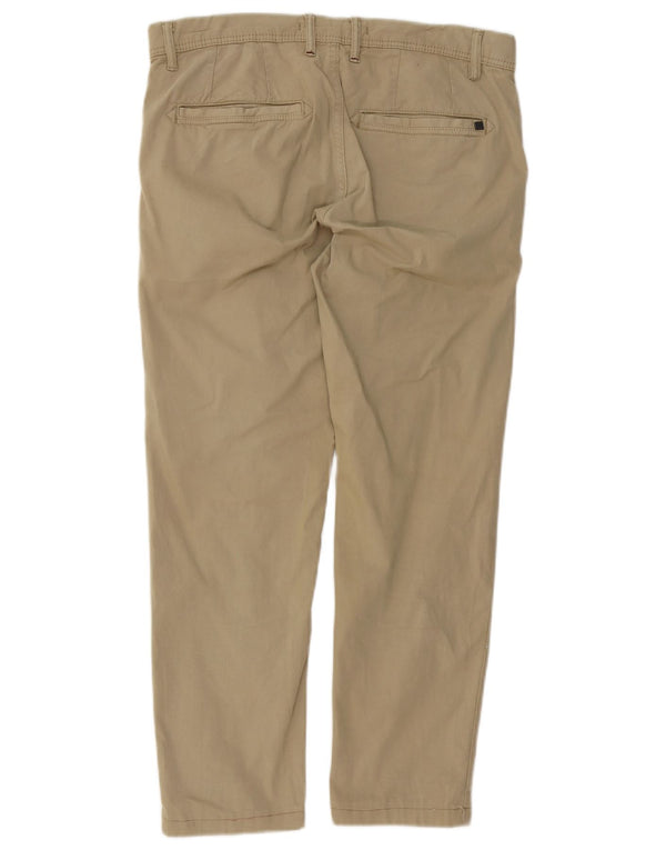 Pantaloni chino slim pentru bărbați Zara EU 40 Medium L31 L26 Kaki Bumbac