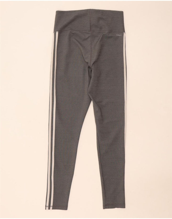 Leggings Climalite Adidas pentru femei Marea Britanie 12/14 Poliester gri mediu
