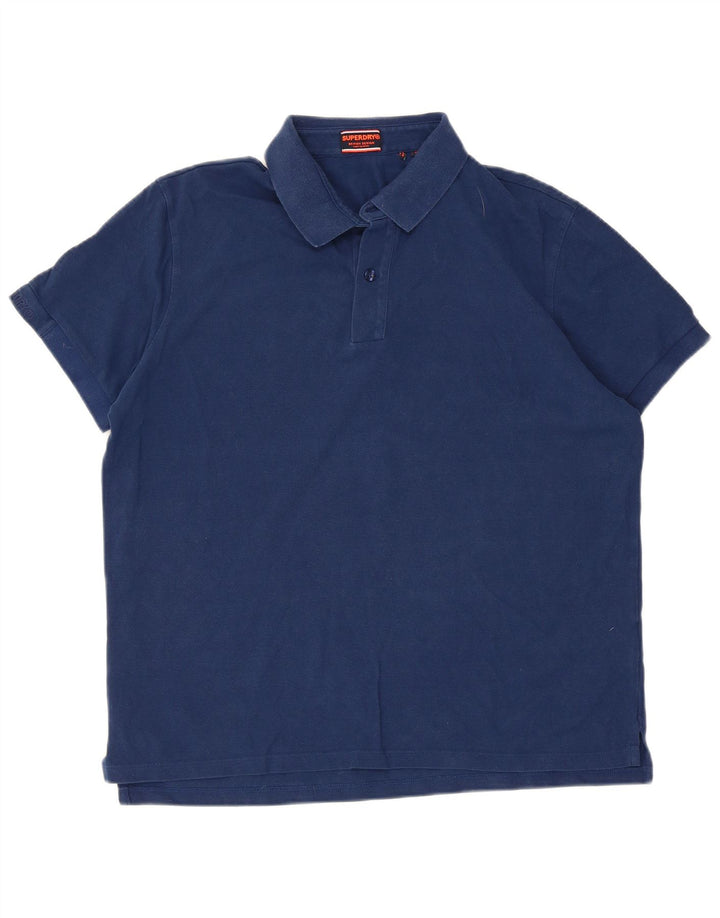 Tricou polo pentru bărbați Superdry XL bleumarin