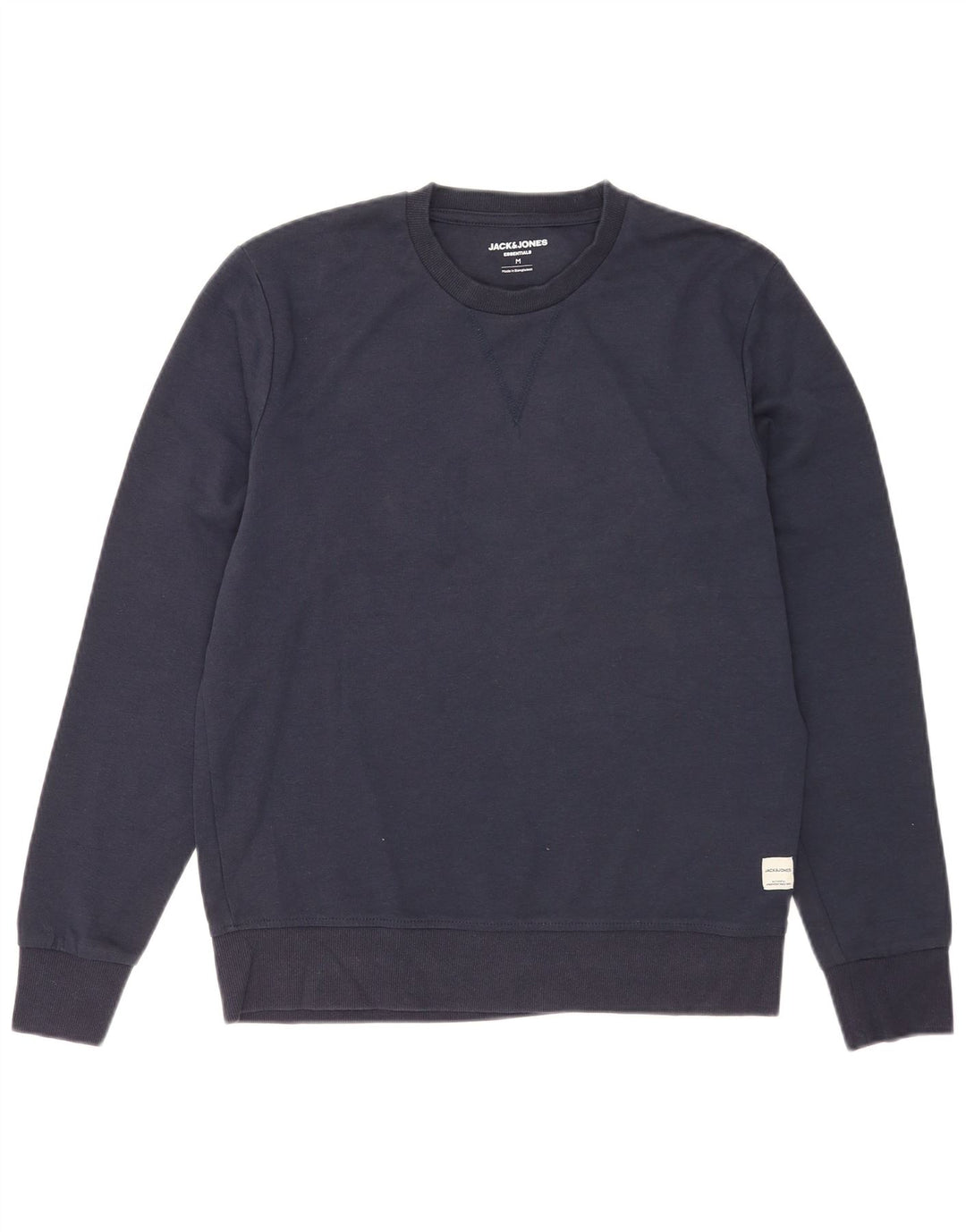 Pulover pentru bărbați Jack & Jones Pulover mediu din bumbac bleumarin