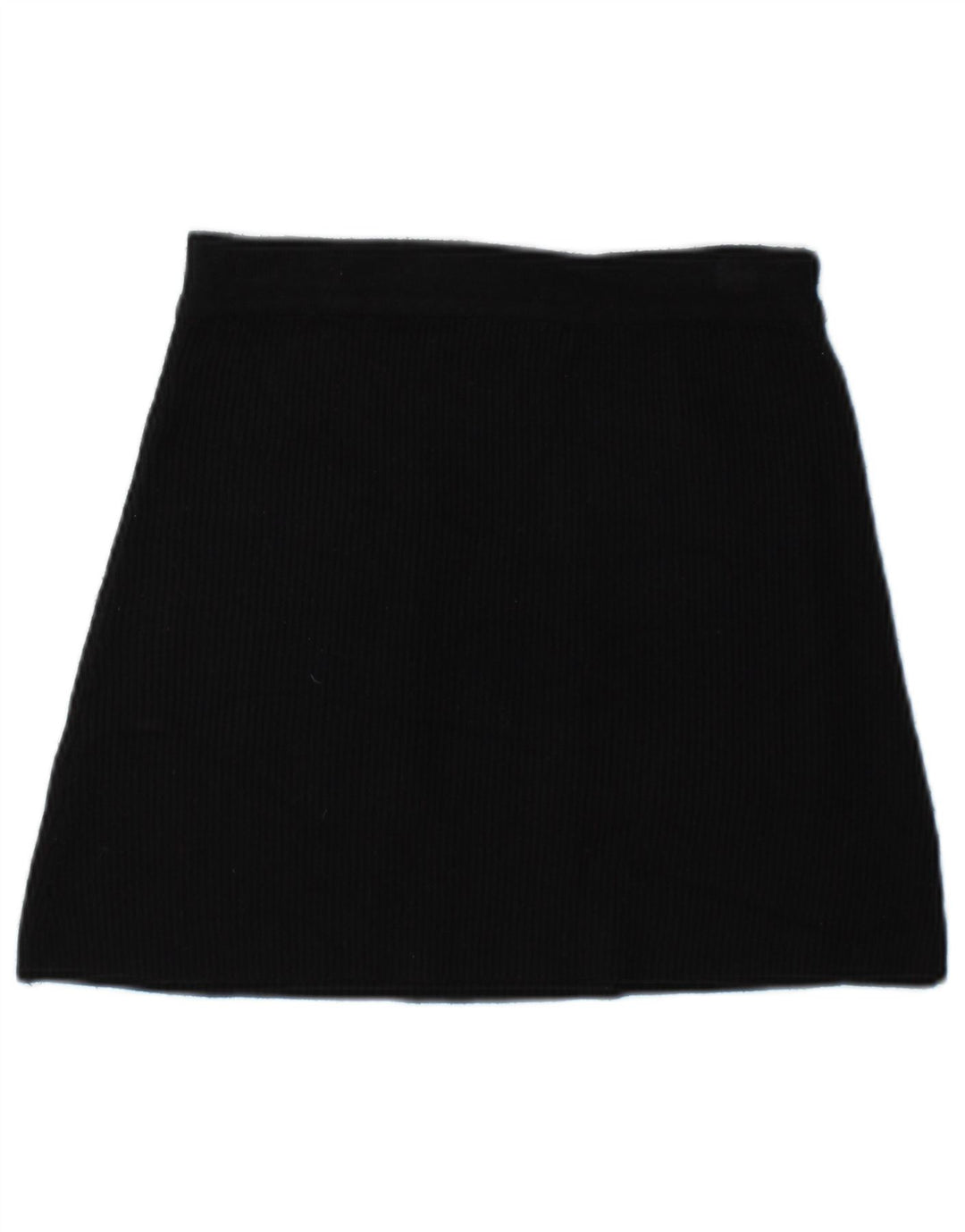 Fusta mini tricotată pentru femei Zara Mic W26 Viscoză Neagră