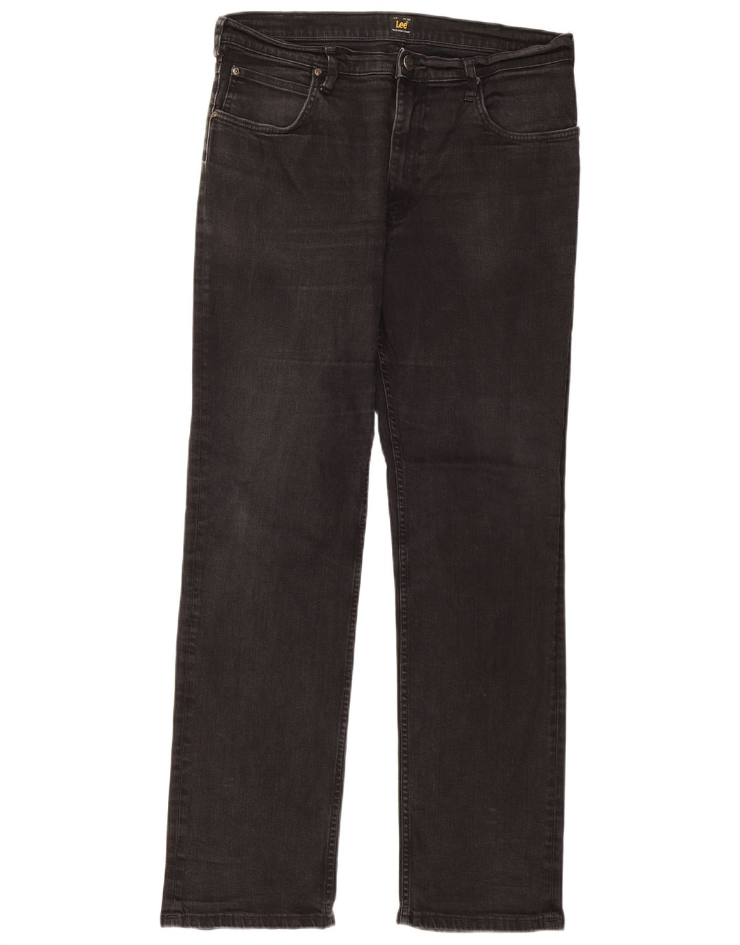 Blugi drepti Brooklyn pentru femei Lee W36 L34 bumbac negru