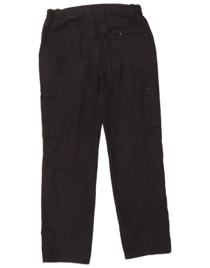 Pantaloni cargo drepti pentru bărbați Mountain Warehouse L34 L32 Poliester negru