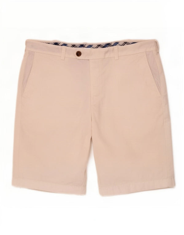 Bermude pentru bărbați Brooks Brothers XL W38 Bumbac alb