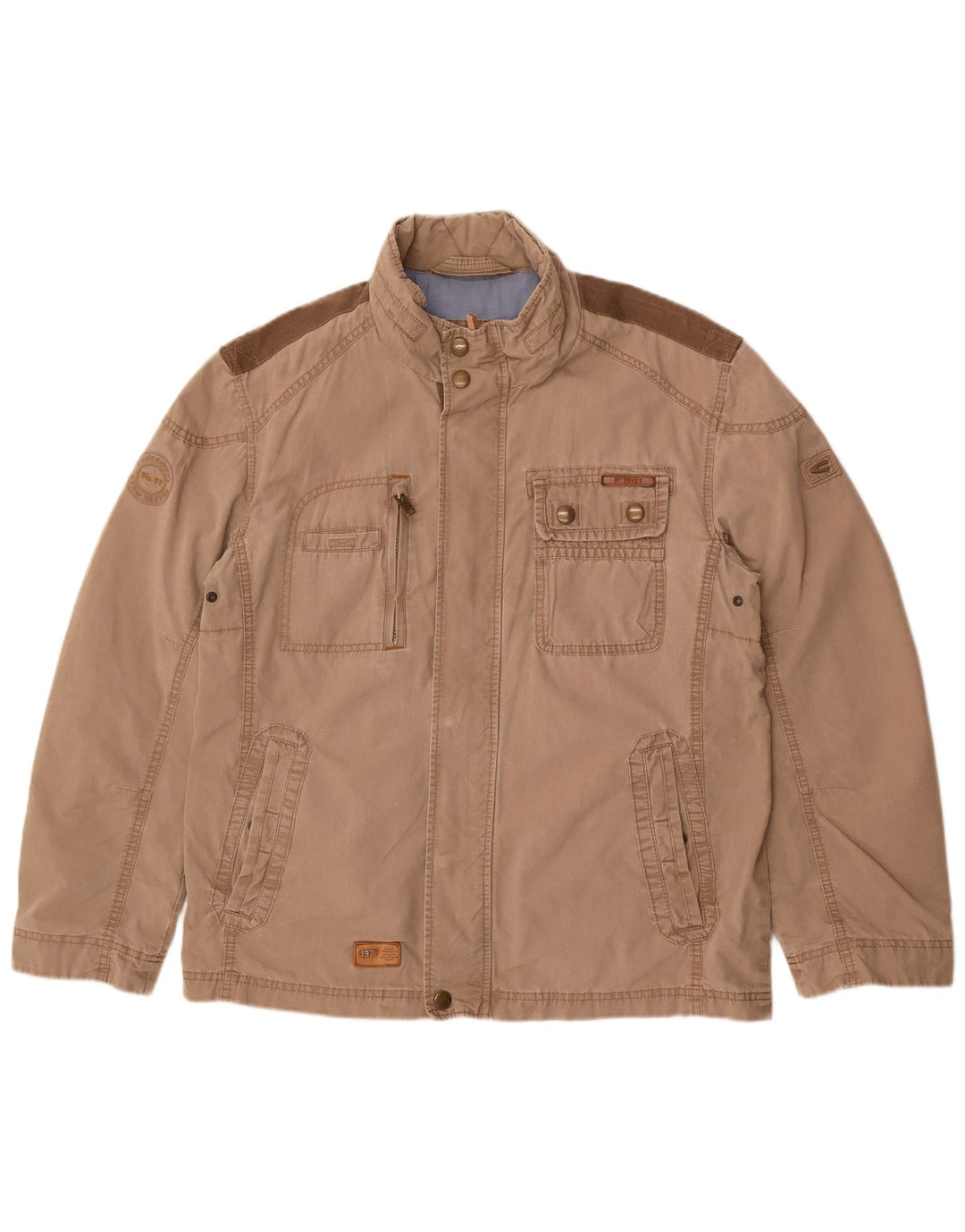 Jachetă pentru bărbați Camel Active UK 40, mare, bej, color block