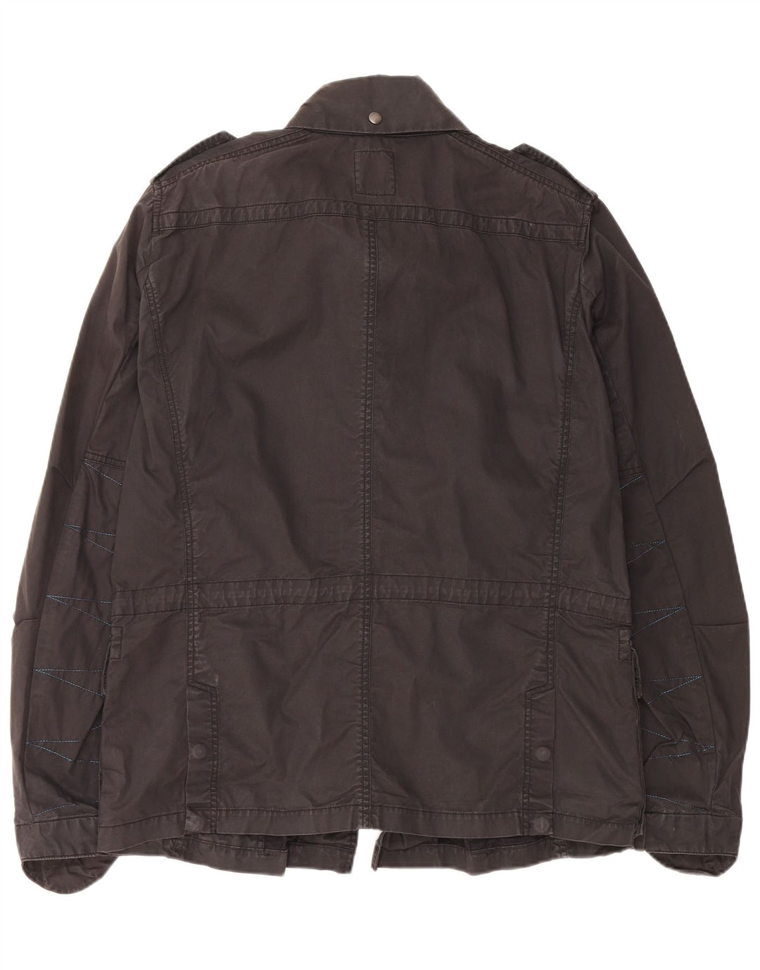 Jachetă militară pentru bărbați DIESEL UK 44 2XL bumbac negru