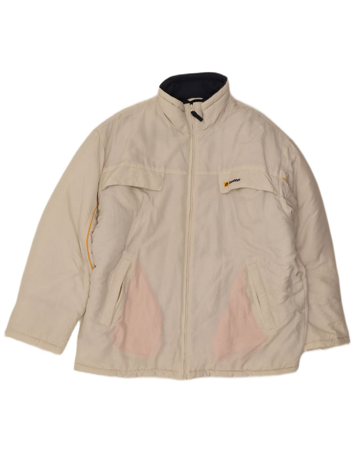 Jachetă de vânt pentru bărbați LOTTO IT 52 XL alb