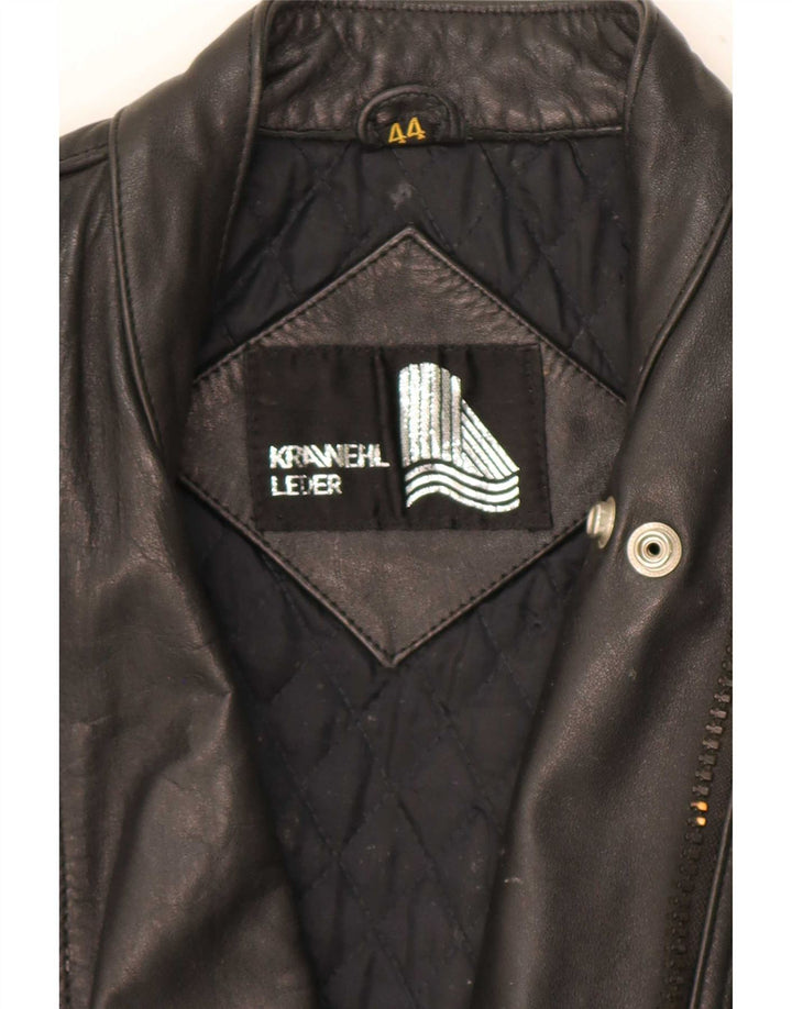 Jachetă motociclist din piele pentru femei Krawehl IT 44 Medium Black