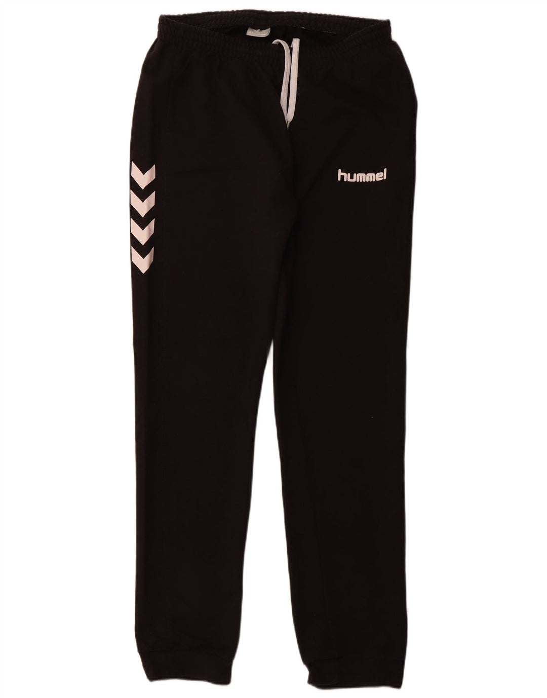 Pantaloni de trening grafic pentru bărbați HUMMEL Pantaloni de jogging mari, negru, bumbac