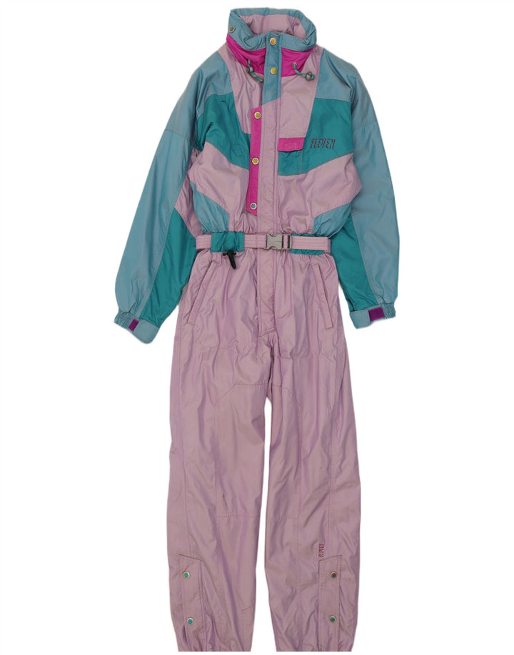 Salopetă de schi Vintage pentru femei EU 38 Medium Multicolor Colorblock