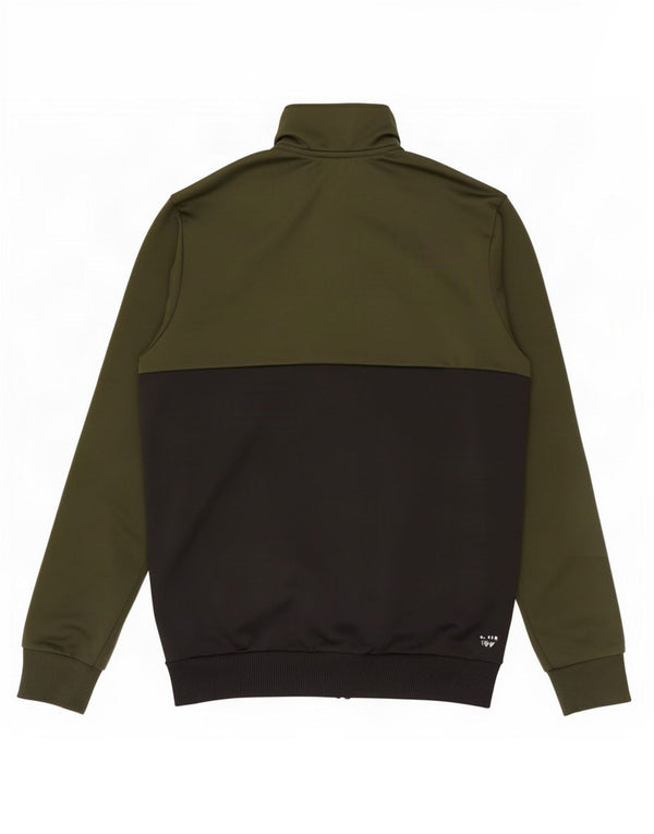 Jachetă Adidas Climalite pentru trening pentru băieți 13-14 ani, verde, color block