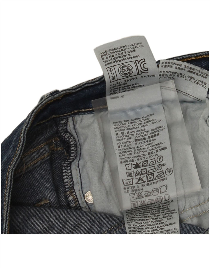 Blugi slim pentru femei Levi's W32 L32 bumbac bleumarin