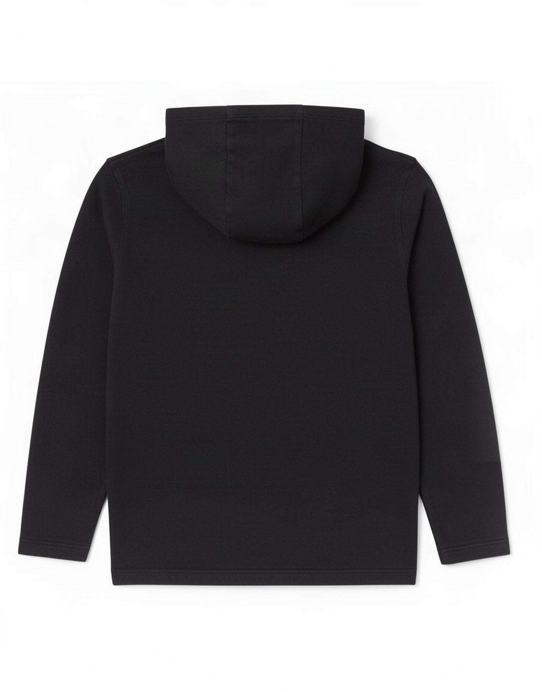 Top cu glugă pentru bărbați Nike cu mânecă lungă, bumbac mediu negru
