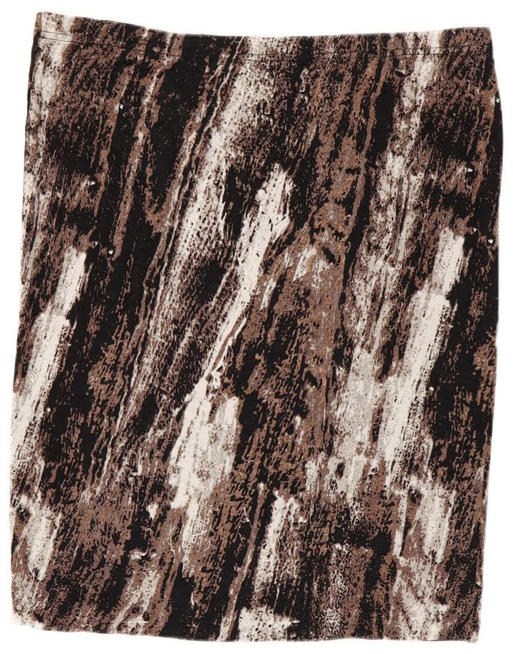 Fusta dreaptă pentru femei MOSSIMO, 2XL W40, maro, raion