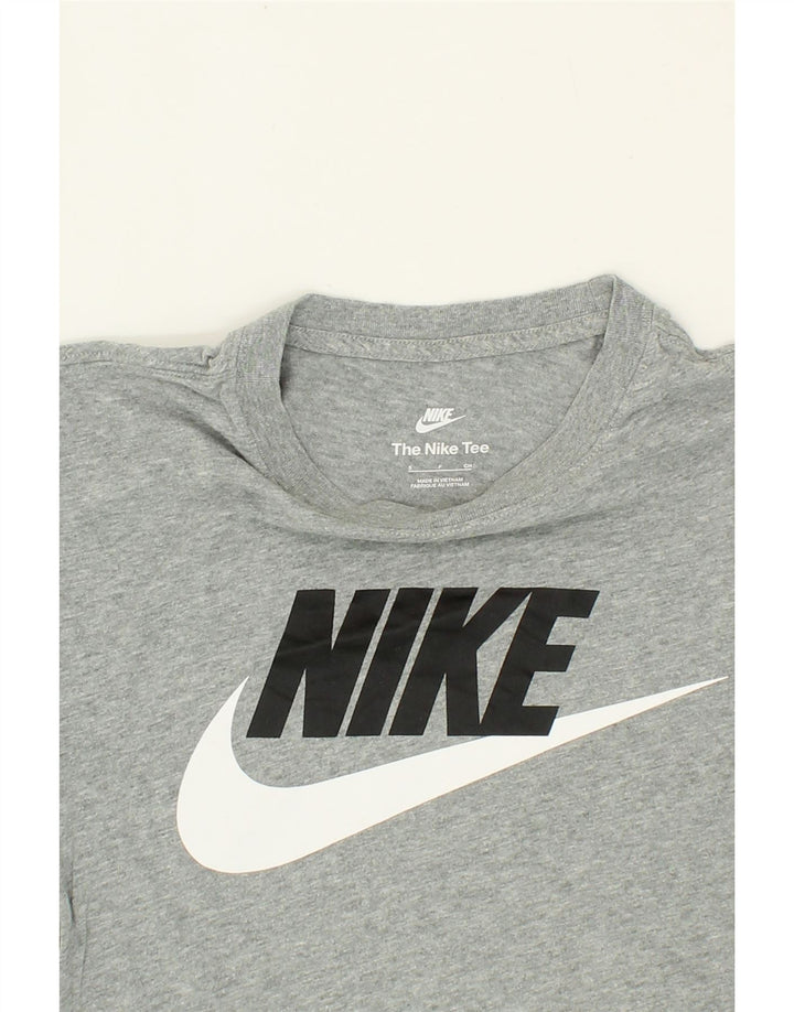 NIKE Mens Graphic T-Shirt Top Small Grey Cotton Vintage Nike and Second-Hand Nike from Messina Hembry 