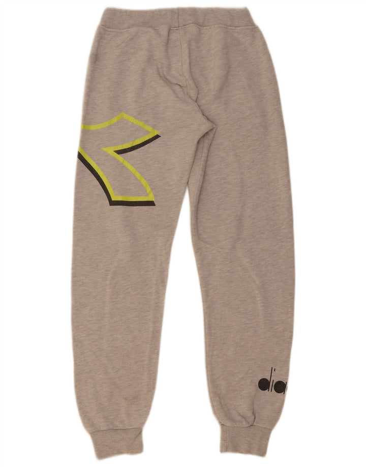 Pantaloni de trening Diadora Graphic pentru baieti 13-14 ani gri