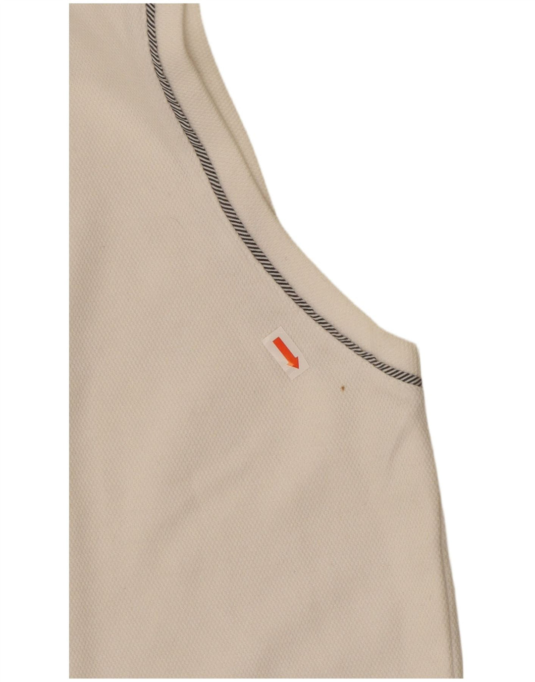 IZOD Tricou polo fără mâneci pentru femei UK 14, mare, alb, bumbac