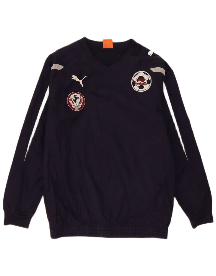 Puma Boys Sportiva Arezzo Pulover Trening Top 13-14 Ani Bleumarin