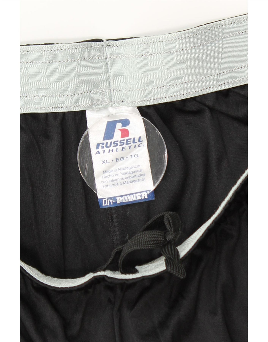 Pantaloni scurți sport Dri-Power pentru bărbați RUSSELL ATHLETIC XL poliester negru