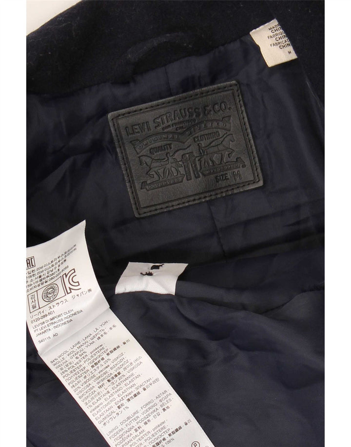 Pardesiu Levi's pentru femei UK 14 Medium Bleumarin Lână