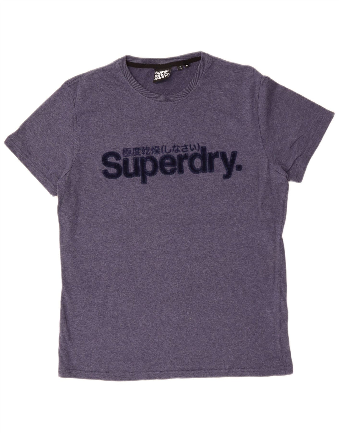 Tricou grafic pentru bărbați SUPERDRY Top XL Bumbac albastru