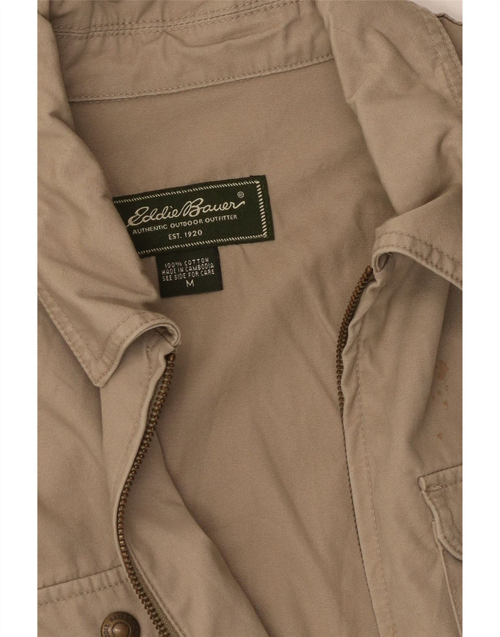 Jachetă pentru femei Eddie Bauer UK 12, bumbac, bej mediu