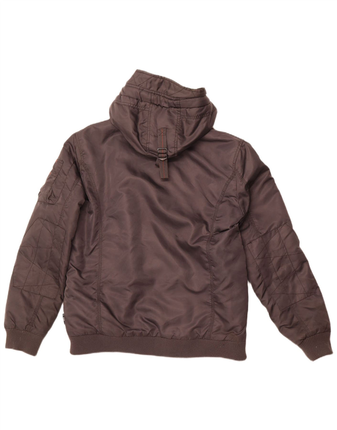 Jachetă bomber cu glugă pentru bărbați INDIGO UK 40 mare nailon gri