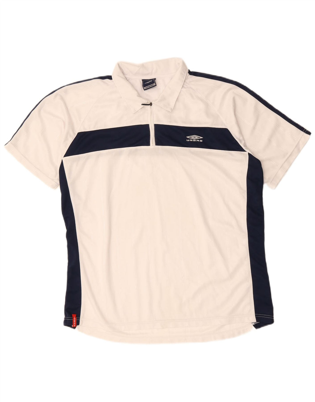 UMBRO Tricou polo pentru bărbați XL, alb, poliester color bloc