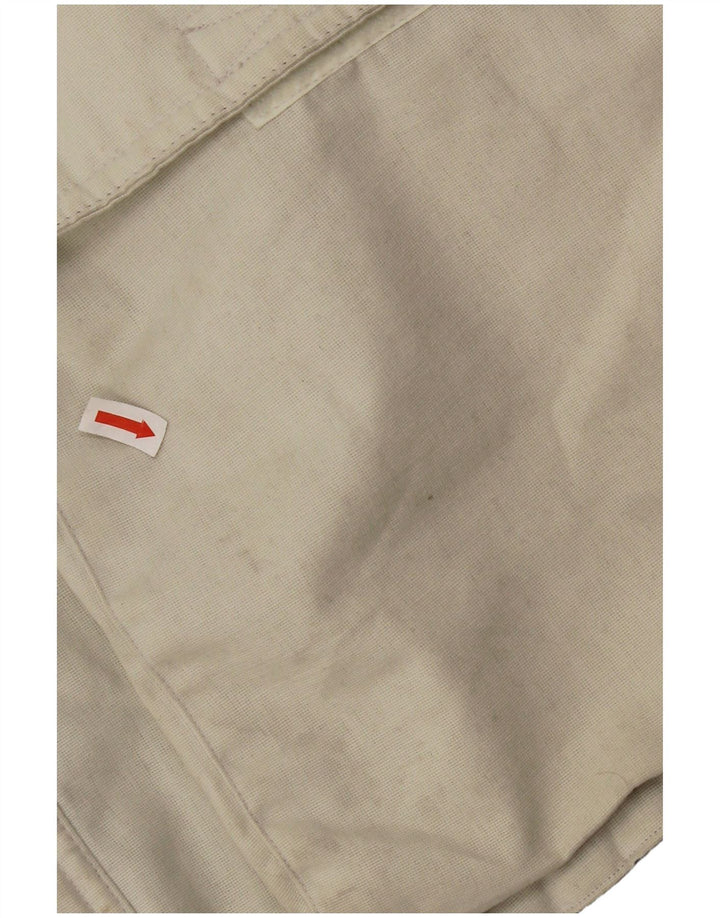 Jachetă de vânt cu glugă Stratos pentru bărbați UK 42 XL Bumbac alb