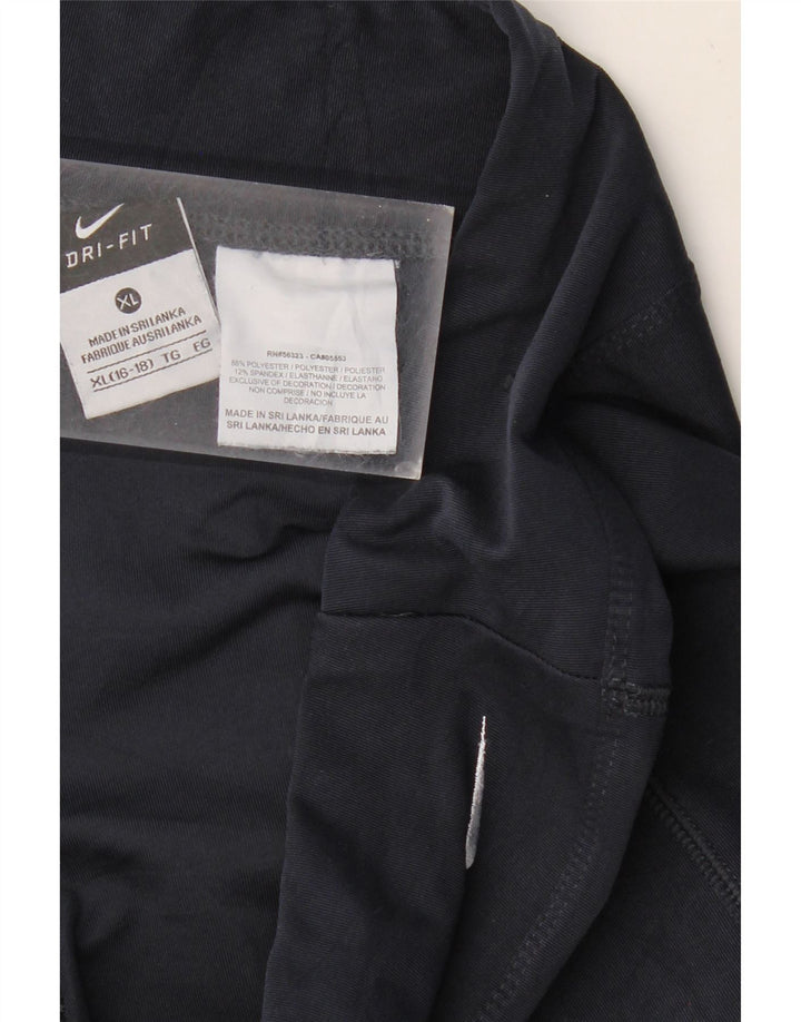 NIKE Womens Tracksuit Trousers US 16/18 XL Navy Blue Polyester Vintage Nike and Second-Hand Nike from Messina Hembry 