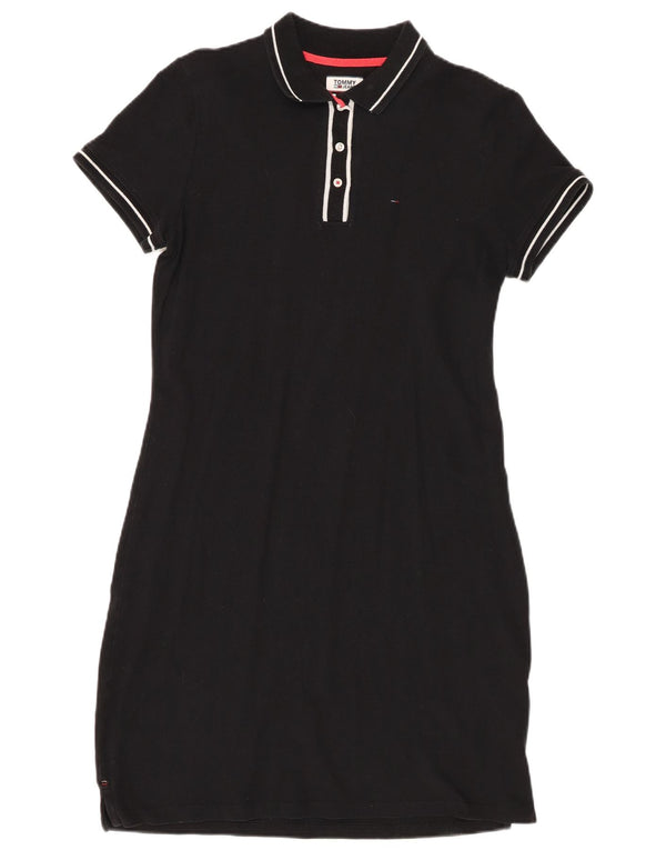 Rochie polo Tommy Hilfiger pentru femei UK 14, mare, negru, bumbac