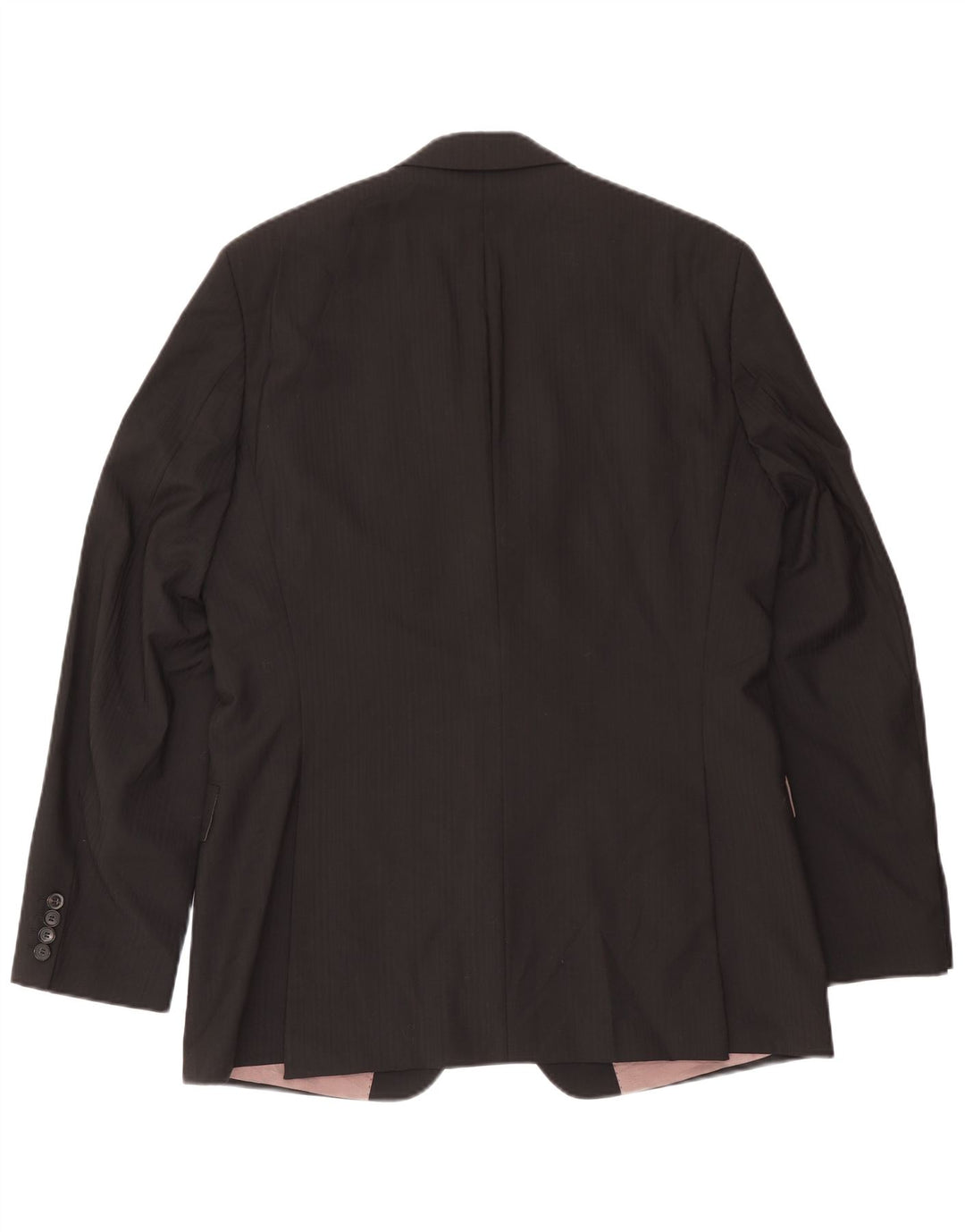 Sacou Hugo Boss pentru bărbați cu 2 nasturi, mărimea 102, lână mare, neagră