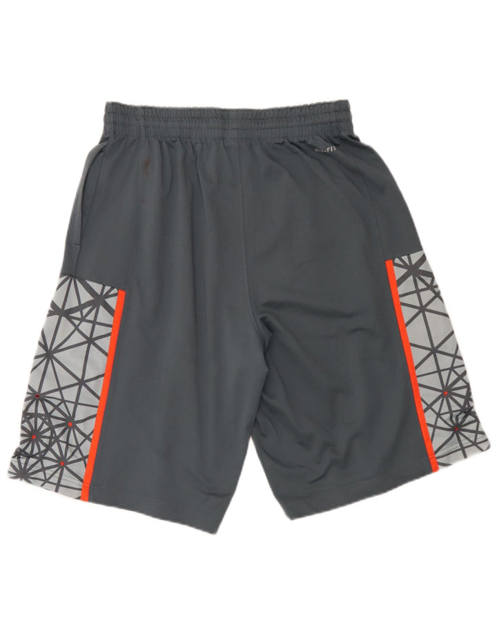 Pantaloni scurți sport Nike Dri Fit Graphic pentru bărbați, gri mediu, poliester geometric
