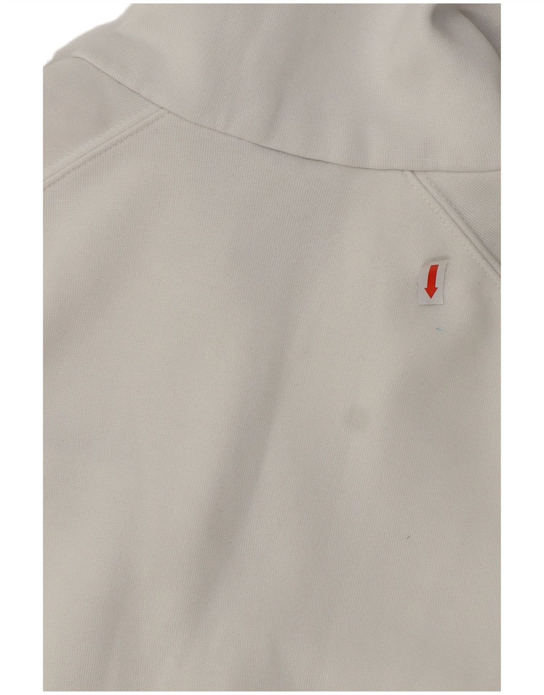 Jachetă de trening pentru fete ADIDAS 13-14 ani, bumbac alb