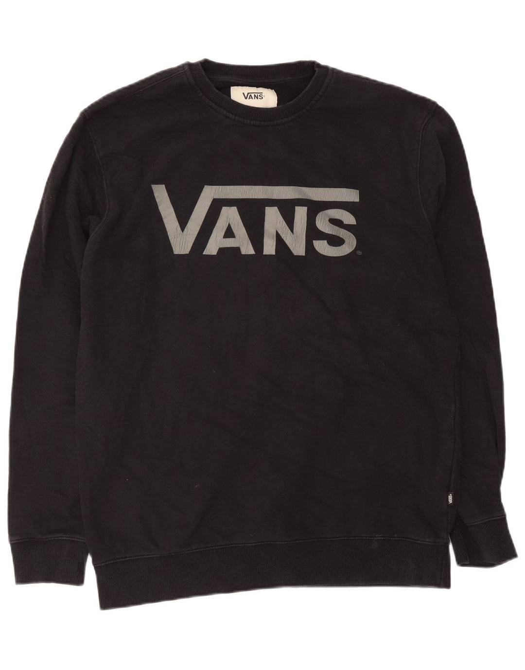 Hanorac grafic pentru bărbați Vans Jumper XL bumbac negru