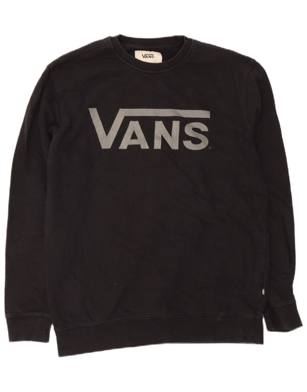 Hanorac grafic pentru bărbați Vans Jumper XL bumbac negru