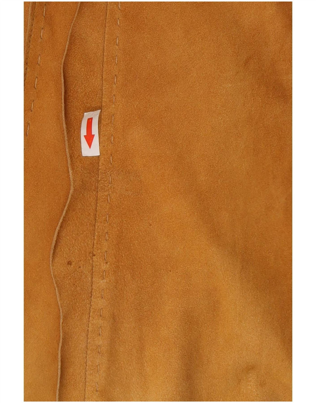 Cămașă Vintage de damă din piele intoarsa IT 44 Medium Beige Piele