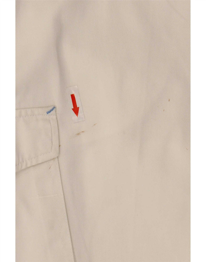Pantaloni scurți cargo pentru bărbați AST W34, bumbac alb mare