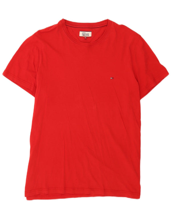 Tricou pentru bărbați Tommy Hilfiger Top 2XL bumbac roșu