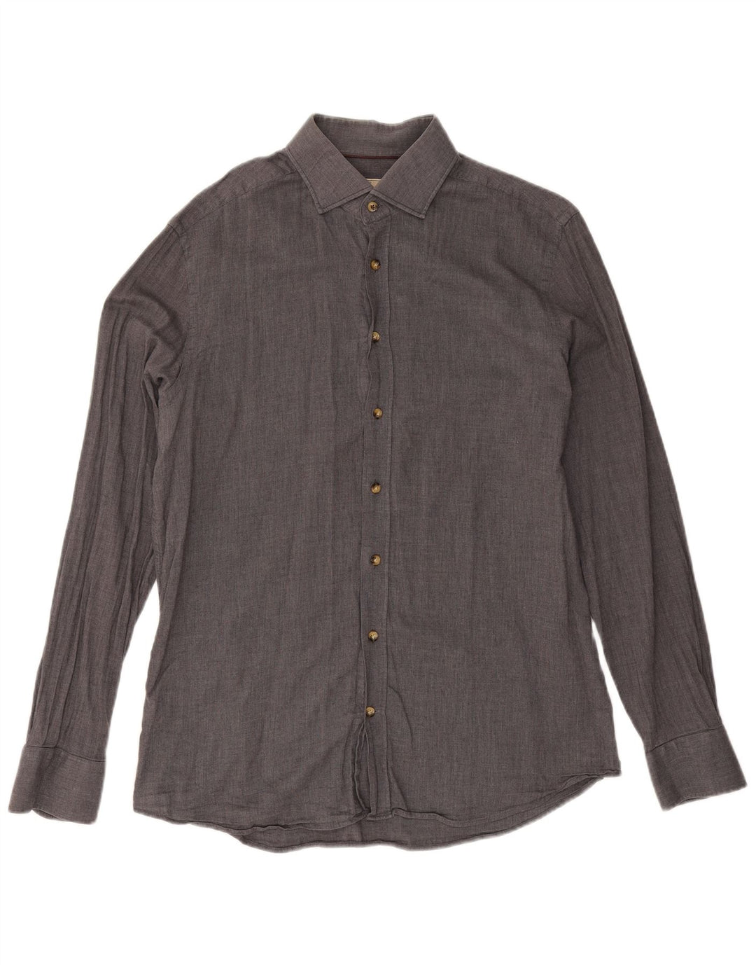 Cămașă pentru bărbați Hackett Slim Fit, mare, gri, bumbac