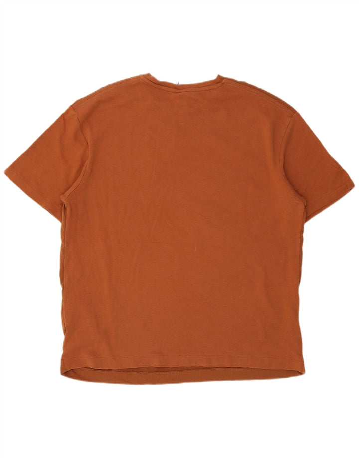Tricou pentru bărbați Zara Top mare maro bumbac