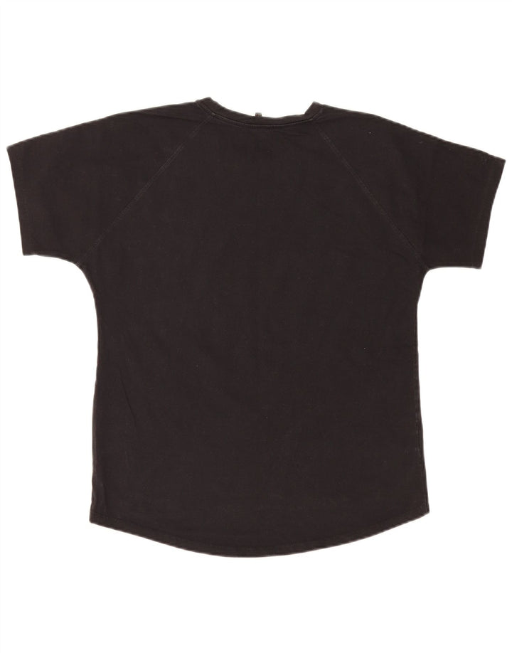 Massimo Dutti Tricou Bărbați Top Mic Negru Bumbac