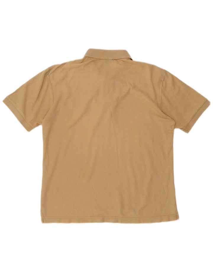Tricou polo cu mânecă scurtă pentru bărbați Fila, cu formă regulată, bej mediu