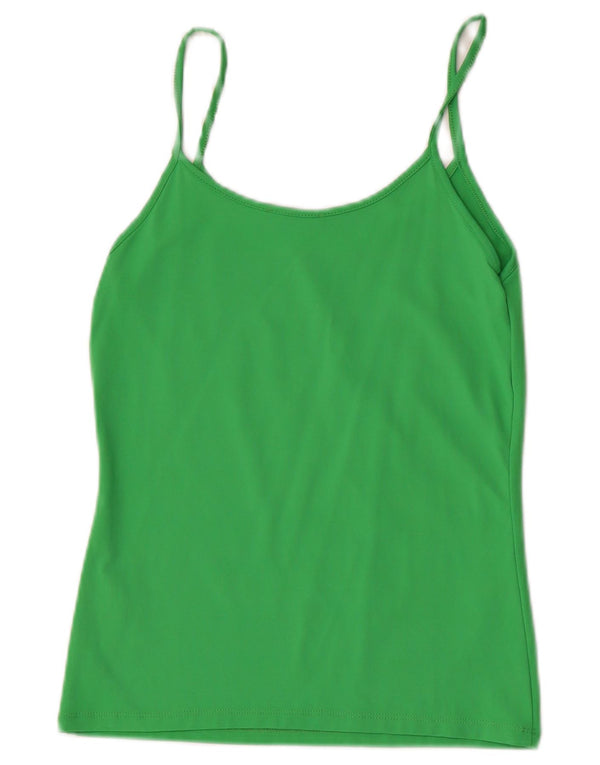 Top camis pentru femei Zara UK 14, mare, verde, poliamidă