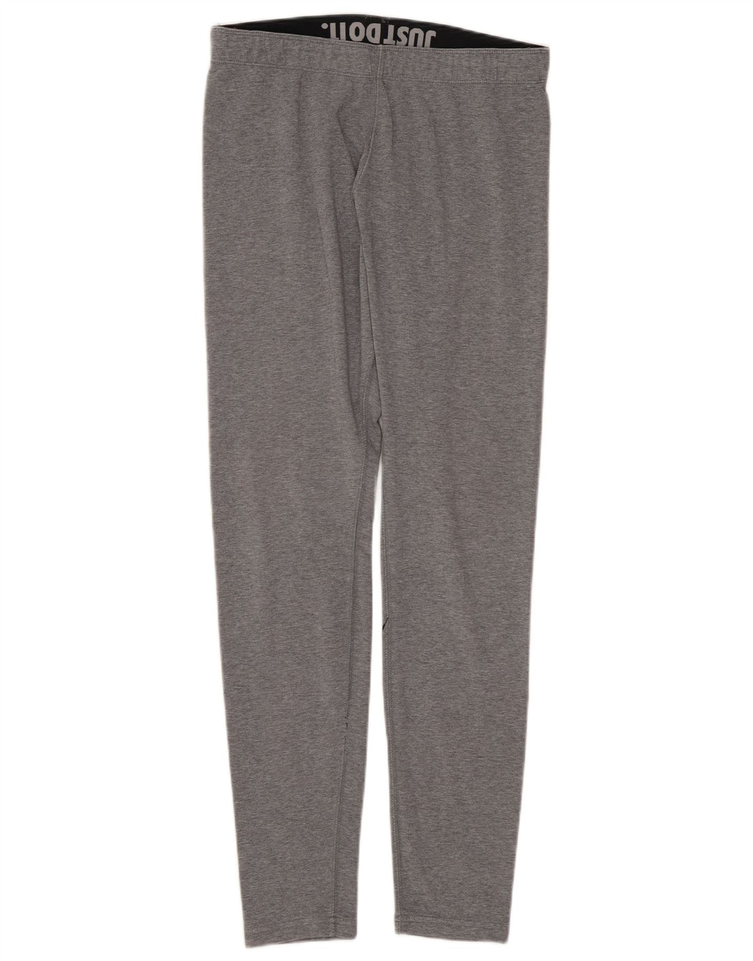 Leggings grafic Nike pentru femei UK 12, bumbac gri mediu