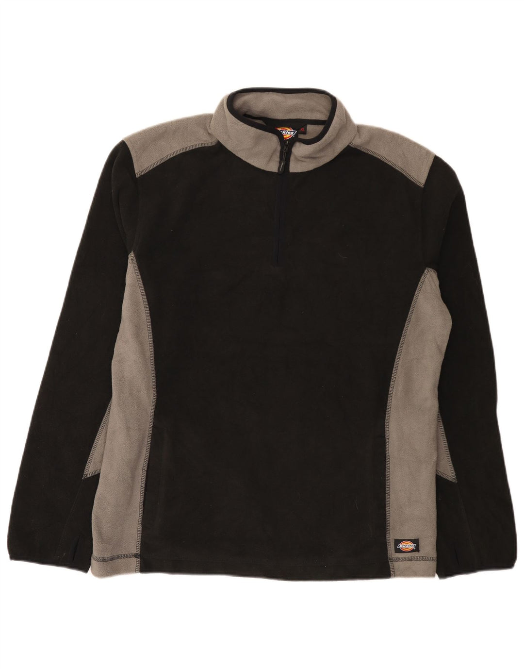 Pulover din lână Dickies pentru bărbați, cu fermoar, XL, poliester color bloc