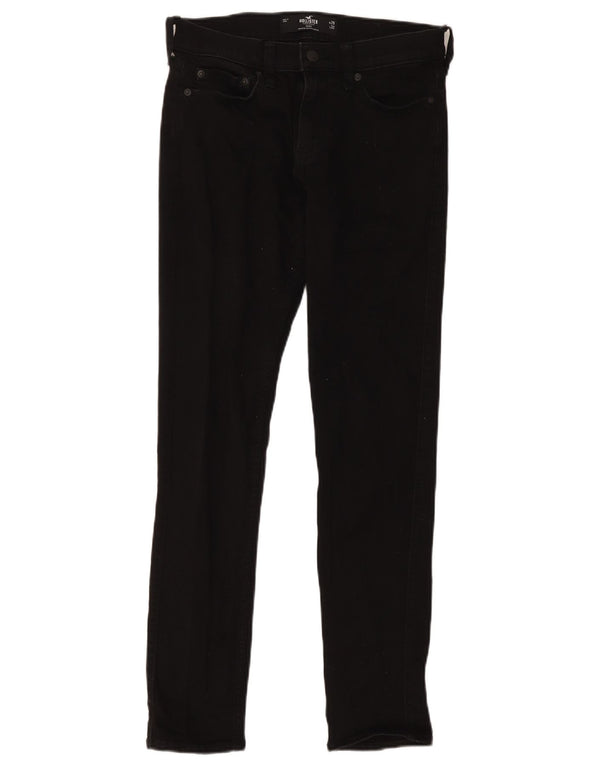 Hollister Womens Skinny Jeans W29 L32 Black Cotton