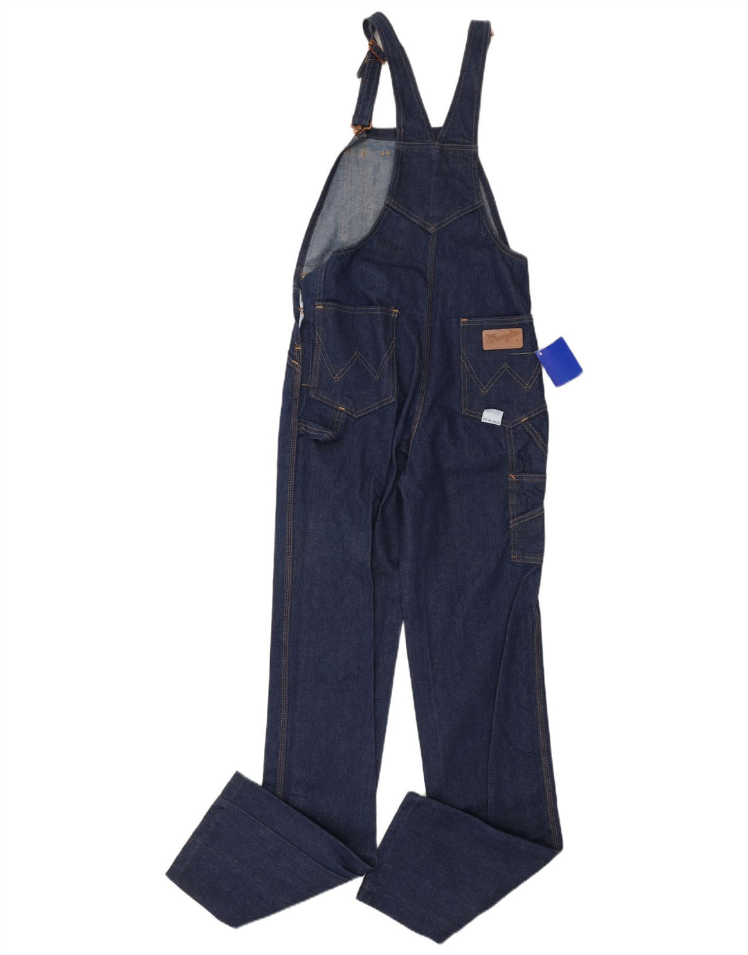 WRANGLER Salopete pentru bărbați Blugi drepti W29 L36 Bumbac bleumarin