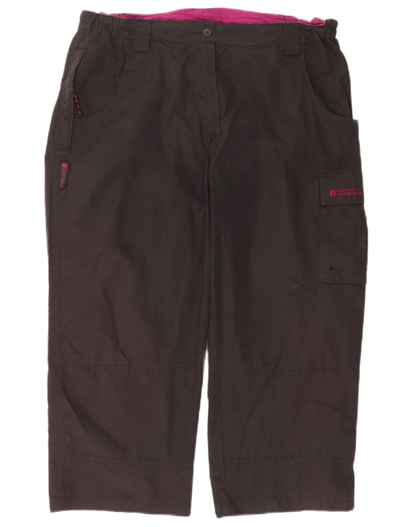 Mountain Warehouse Pantaloni Cargo Capri pentru femei UK 14 Large W34 L22 Black